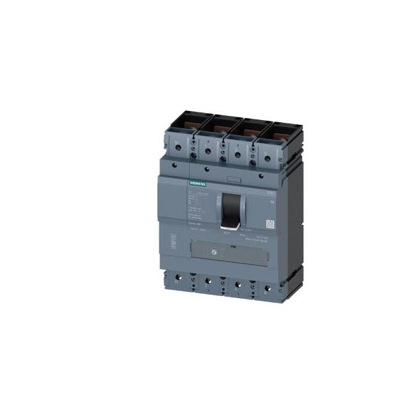 3VA1340-5GE42-0AA0 MCCB 400 A, 4 Pole, 55 kA, Adjustable O L Fixed S C Settings, Thermal Magnetic Trip Unit ATFM Siemens g i2