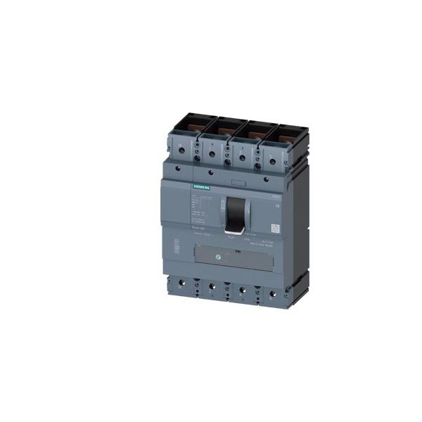3VA1463-5GE42-0AA0 MCCB 630 A, 4 Pole, 55 kA, Adjustable O L Fixed S C Settings, Thermal Magnetic Trip Unit ATFM Siemens g i2