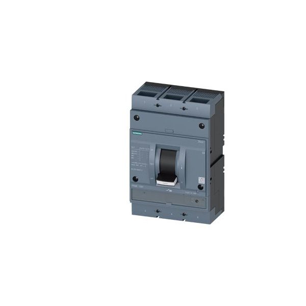 3VA1563-6MH32-0AA0 MCCB 630 A, 3 Pole, 70 KA, Adjustable S C, Magnetic Trip Unit, For Motor Starter Protection Siemens g i202