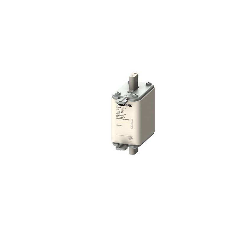 3NA3832 LV HRC fuse element, NH00, In 125 A, AC 500 V, DC 250 V, Front indicator, live grip lugs Siemens g i202 xx 55330i