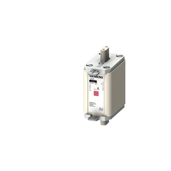 3NA6836 LV HRC fuse element, NH00, In 160 A, AC 500 V, DC 250 V, Combined indicator, Insulated grip lugs Siemens g i202 xx 55