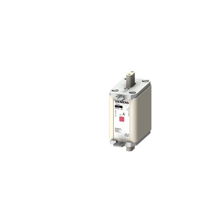 3NA6836 LV HRC fuse element, NH00, In 160 A, AC 500 V, DC 250 V, Combined indicator, Insulated grip lugs Siemens g i202 xx 55
