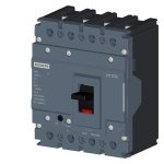 3VJ1092-1EB42-0AA0 MCCB 25 A, 4 Pole, 18 kA, Adjustable O L Fixed S C Settings, Thermal Magnetic Trip Unit ATFM Siemens g i20