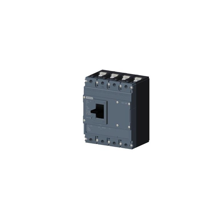 3VJ1192-7EA42-0AA0 MCCB 25 A, 4 Pole, 55 kA, Fixed O L Fixed S C Settings, Thermal Magnetic Trip Unit FTFM Siemens g i202 xx