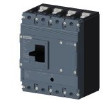 3VJ1192-7EB42-0AA0 MCCB 25 A, 4 Pole, 55 kA, Adjustable O L Fixed S C Settings, Thermal Magnetic Trip Unit ATFM Siemens g i20