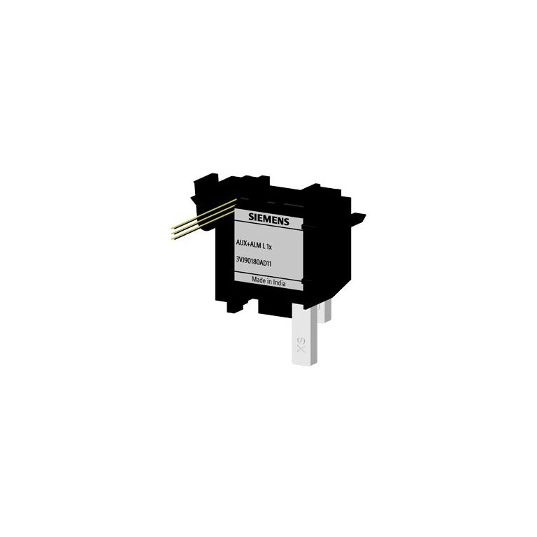3VJ9018-0AD11 3VJ10 125A auxiliary and alarm switch 2 x changeover contacts left Siemens g i202 xx 60901i