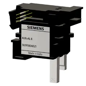 3VJ9118-0AD21 3VJ11 125A auxiliary and alarm switch 2 x changeover contacts right Siemens g i202 xx 60907i