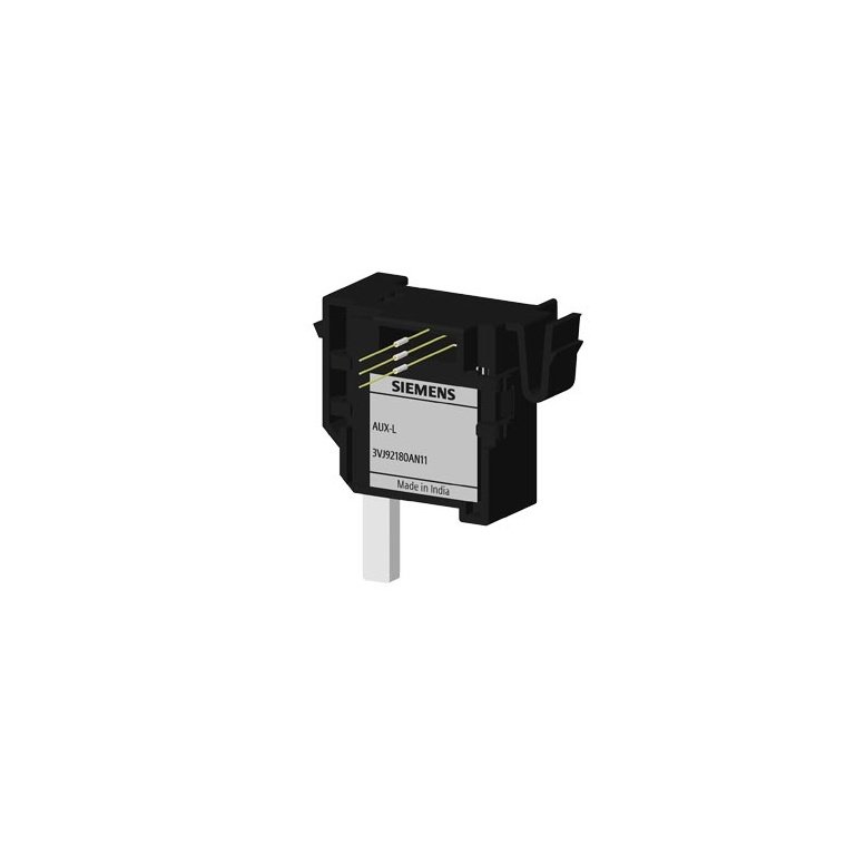 3VJ9218-0AN11 3VJ11 125A framesize 3VJ12 250A auxiliary switch 1 x changeover contact left Siemens g i202 xx 60913i
