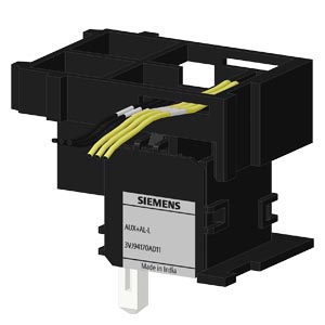 G_I202_XX_60923i 3VJ9417-0AD11 3VJ13 400A framesize 3VJ14 630A auxiliary and alarm switch 2 x changeover contacts left Siemens g i202 xx 60923