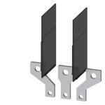 3VM91530QC50 bus connectors broadened front mounted 3 units accessory for 3VM10 11 extended pole-center distance for India Si