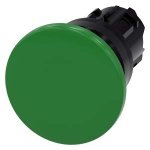 3SU10001BD400AA0 Mushroom pushbutton, 22 mm, round, plastic, green, 40 mm, momentary contact type Siemens g ic03 xx 06843i