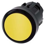 3SU10000AB300AA0 Pushbutton, 22 mm, round, plastic, yellow, pushbutton, flat momentary contact type Siemens g ic03 xx 06852i