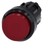3SU10010BB200AA0 Illuminated pushbutton, 22 mm, round, plastic, red, pushbutton, raised momentary contact type Siemens g ic03