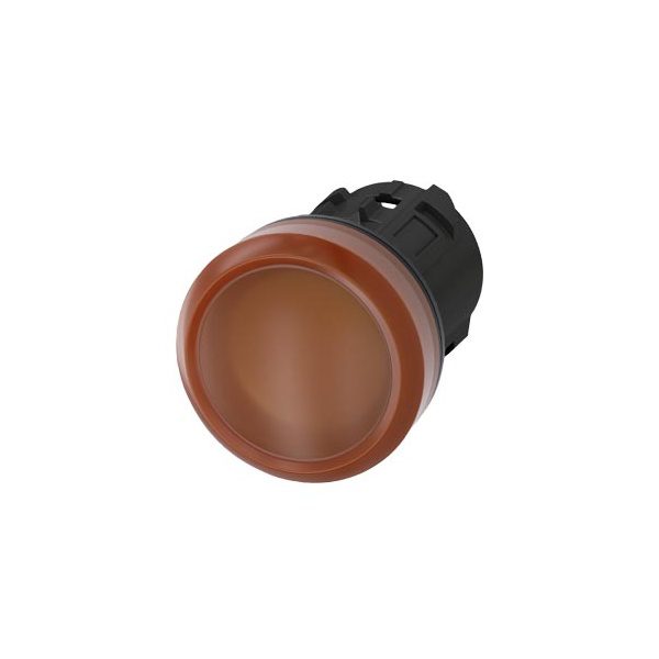 3SU10016AA000AA0 Indicator lights, 22 mm, round, plastic, amber, lens, smooth Siemens g ic03 xx 07634i