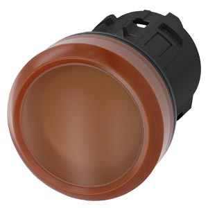G_IC03_XX_07634i 3SU10016AA000AA0 Indicator lights, 22 mm, round, plastic, amber, lens, smooth Siemens g ic03 xx 07634i