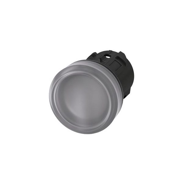 3SU10016AA700AA0 Indicator lights, 22 mm, round, plastic, clear, lens, smooth Siemens g ic03 xx 07638i