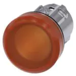 3SU10516AA000AA0 Indicator lights, 22 mm, round, metal, shiny, amber, lens, smooth Siemens g ic03 xx 07639i