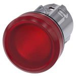 3SU10516AA200AA0 Indicator lights, 22 mm, round, metal, shiny, red, lens, smooth Siemens g ic03 xx 07640i