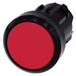 3SU10000AB200AA0 Pushbutton, 22 mm, round, plastic, red, pushbutton, flat momentary contact type Siemens g ic03 xx 07897i