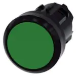 3SU10000AA400AA0 Pushbutton, 22 mm, round, plastic, green, pushbutton, flat, latching, Push-to-release mechanism Siemens g ic