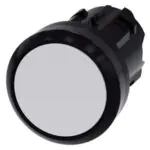3SU10000AB600AA0 Pushbutton, 22 mm, round, plastic, white, pushbutton, flat momentary contact type Siemens g ic03 xx 07900i