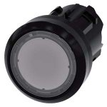 3SU10010AB700AA0 Illuminated pushbutton, 22 mm, round, plastic, clear, pushbutton, flat momentary contact type Siemens g ic03