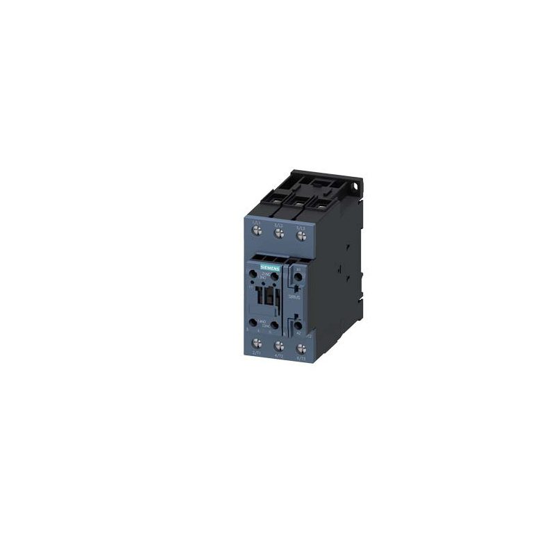 3RT20381NB300CC0 power contactor, 80 A, 3-pole, 20-33 V AC DC, with integrated varistor, auxiliary contacts 1 NO 1 NC, commun
