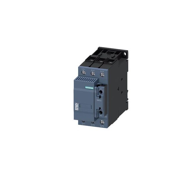 3RT2637-1AP03 capacitor contactor, AC-6b 75 kVAr, 400 V, 3-pole, 230 V AC, 50 Hz, auxiliary contacts 1 NO 1 NC, screw termina