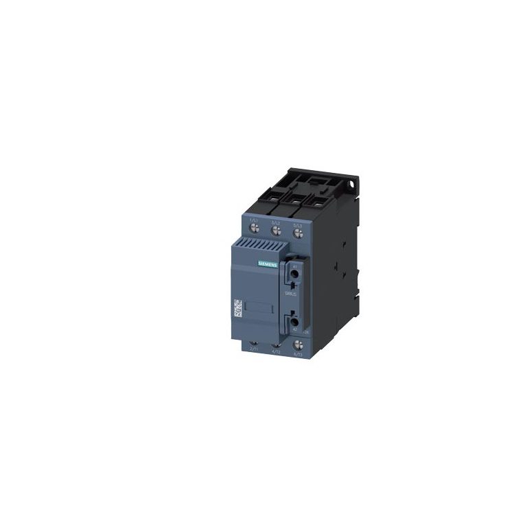 3RT2637-1AP03 capacitor contactor, AC-6b 75 kVAr, 400 V, 3-pole, 230 V AC, 50 Hz, auxiliary contacts 1 NO 1 NC, screw termina