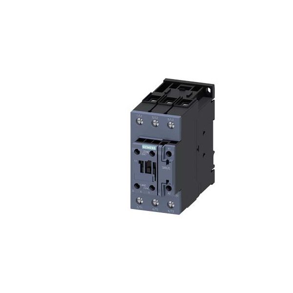 3RT2038-1AL20 power contactor, 80 A, 3-pole, 230 V AC, auxiliary contacts 1 NO 1 NC Siemens g ic03 xx 08822i