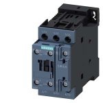 3RT20281NP30 power contactor, 38 A, 3-pole, 200-280 V AC DC with integrated varistor, auxiliary contacts 1 NO 1 NC Siemens g