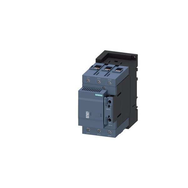 3RT2646-1AF03 capacitor contactor, 100 kVAr, 3-pole, 110 V AC, auxiliary contacts 1 NO 1 NC, screw terminal, size S3 Siemens