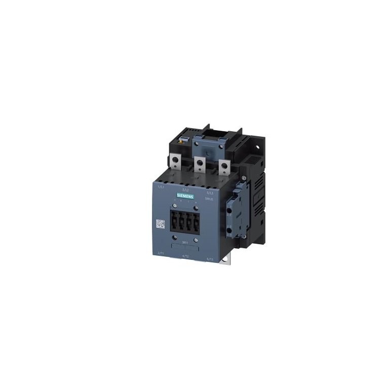 3RT10566NP36 power contactor,185 A, 200-277 V, 3-pole, auxiliary contacts 2 NO 2 NC screw terminal Siemens g ic03 xx 22496i