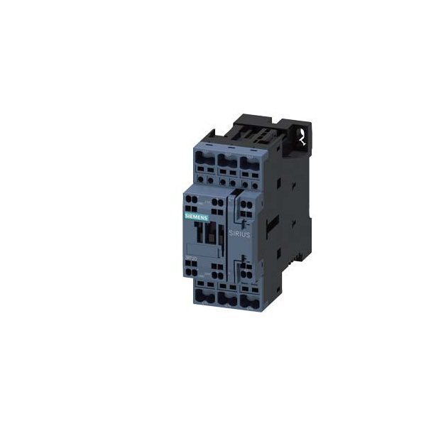 3RT20272BB40 power contactor, 32 A, 3-pole, 24 V DC, auxiliary contacts 1 NO 1 NC, spring-loaded terminal Siemens g nsa0 xx 0