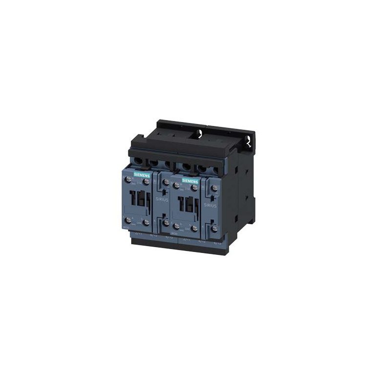 3RA2324-8XB30-1AL2 Sirius 3RA23 Reversing Contactor Screw Terminal 12A, 3 Pole, 230VAC, AC3 Duty Siemens g nsa0 xx 92291i