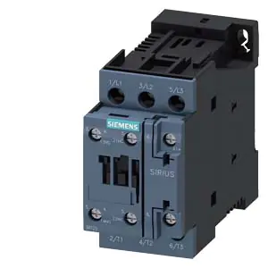 3RT2028-1BB400JA0 power contactor, 38 A, 3-pole, 24 V DC, auxiliary contacts 1 NO 1 NC Siemens g nsa0 xx 92870i