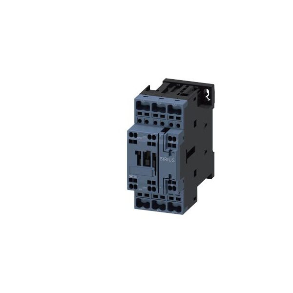 3RT20272AP00 power contactor, 32 A, 3-pole, 230 V AC, auxiliary contacts 1 NO 1 NC, spring-loaded terminal Siemens g nsa0 xx