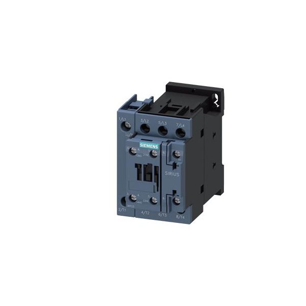 3RT2325-1AP00 contactor AC-1, 35 A, 4-pole, 230 V AC, auxiliary contacts 1 NO 1 NC Siemens g nsa0 xx 92909i