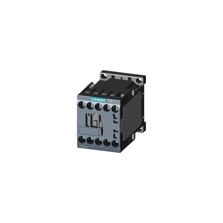3RT2517-1AP00 power contactor, AC-3, 12 A, 4-pole, 230 V AC, main contacts 2 NO 2 NC Siemens g nsa0 xx 92915i