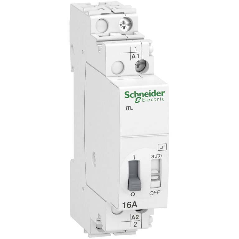 A9C30811 impulse relay iTL 1P 1NO 16A coil 110 VDC 230 240 VAC 50 60Hz Schneider Electric image a9c30811 ict 1500x1500