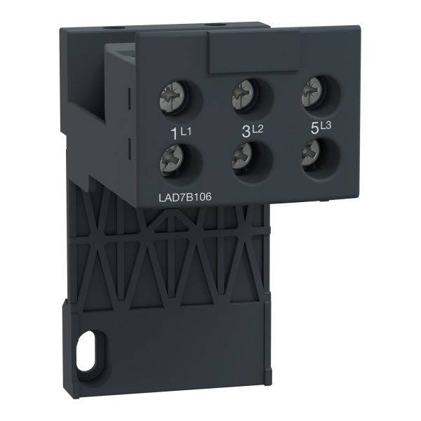 LAD7B106 Adapter terminal block, TeSys LRD, for separate mounting of LRD01-D35 LR3D01-D35 Schneider Electric lad7b106 image 1