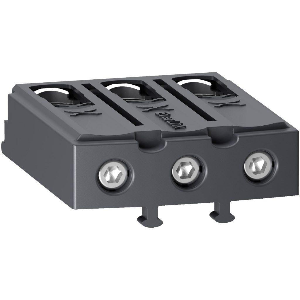 LAD96560 Terminal block, TeSys D, Everlink BTR screw connectors, 3P, for contactors LC1D40A-D80A Schneider Electric lad96560