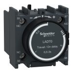 LADT0 TeSys D time delay auxiliary contact block 1 NO 1 NC screw clamp terminals Schneider Electric ladt0 image 1500x1500