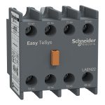 LAEN22 EasyPact TVS auxiliary contact block 2 NO 2 NC screw-clamps terminals Schneider Electric laen22 image 1500x1500