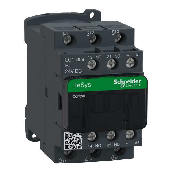LC1D09BL TeSys D contactor 3P 3 NO AC-3 lc1d09bl image 1500x1500