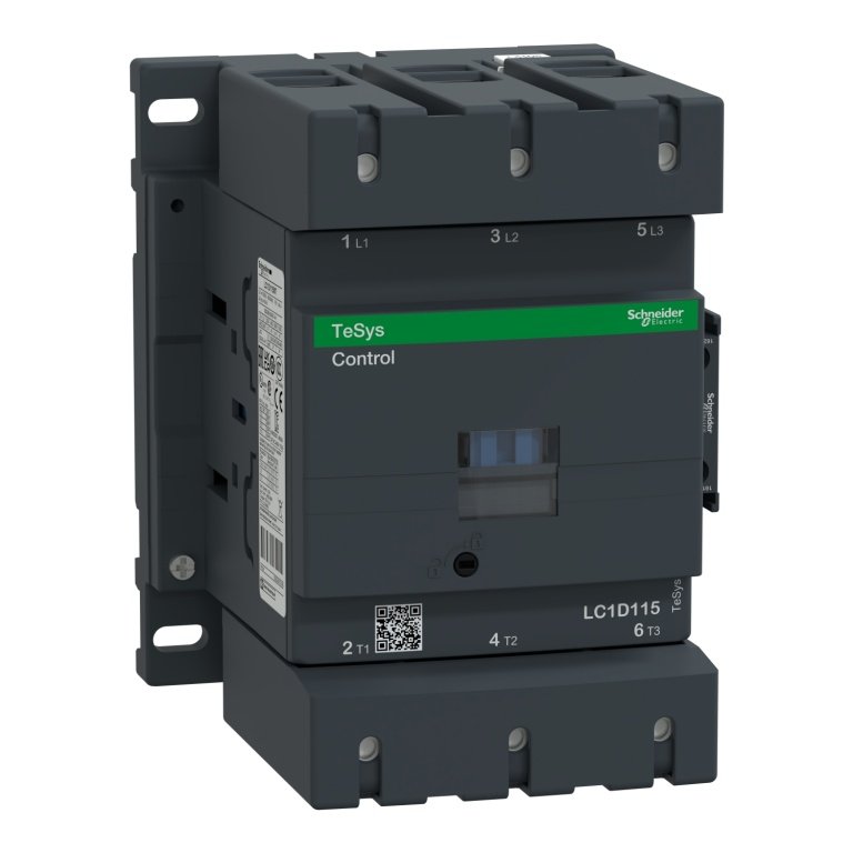 LC1D115N7 TeSys D contactor 3P 3 NO AC-3 lc1d115m7 image 1500x1500