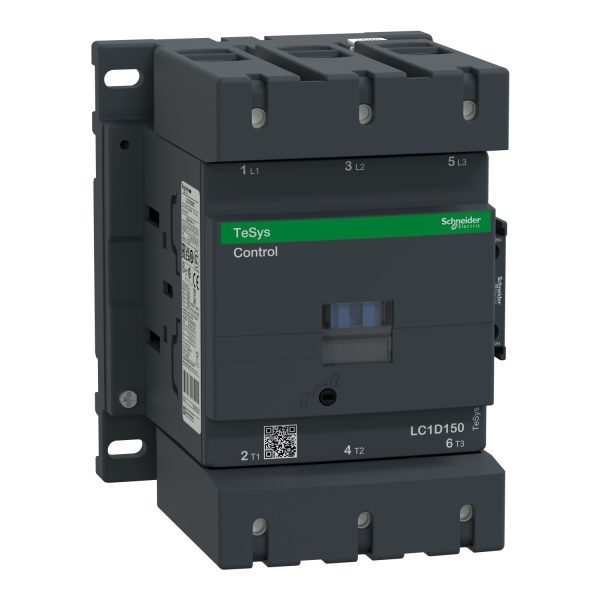 LC1D150B7 TeSys D contactor 3P 3 NO AC-3 lc1d150m7 image 1500x1500