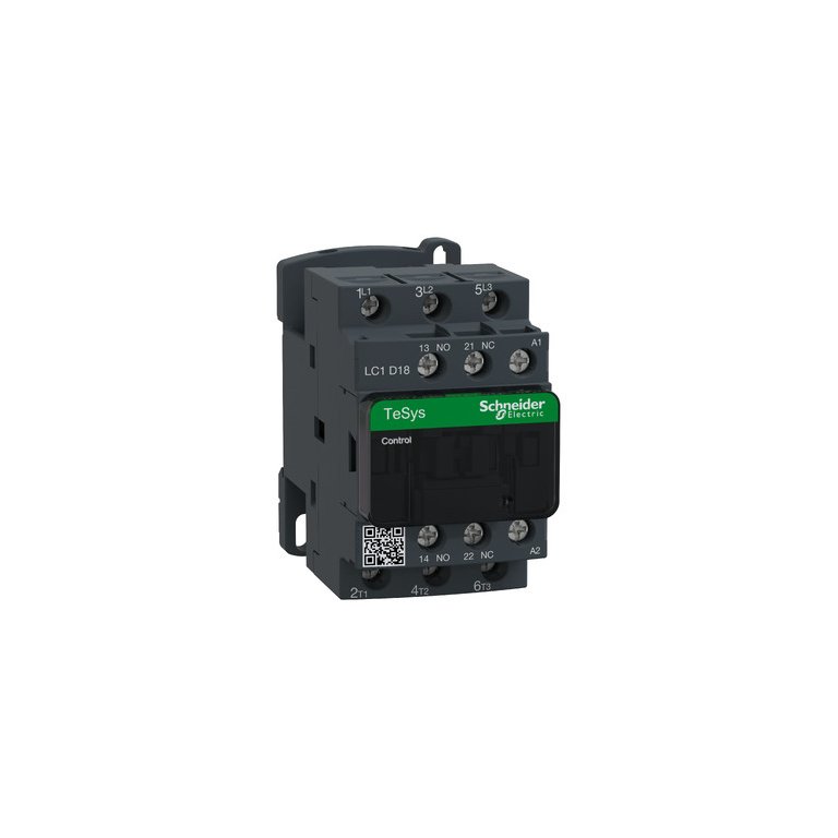 LC1D18B7 TeSys D contactor 3P 3 NO AC-3 lc1d18b7 image web