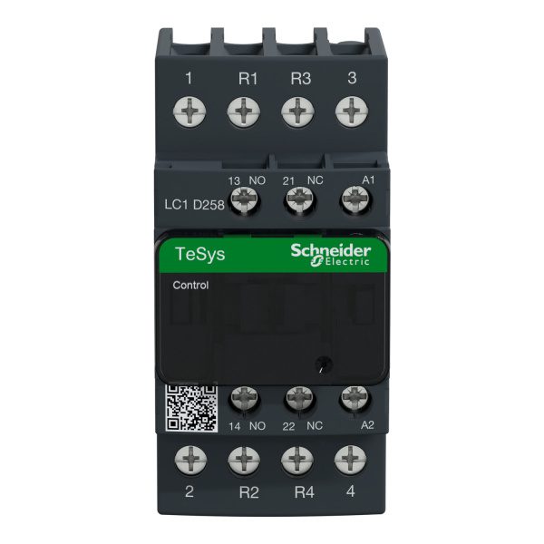 LC1D258M7 TeSys D contactor 4P 2 NO 2 NC AC-1 lc1d258 front 1500x1500