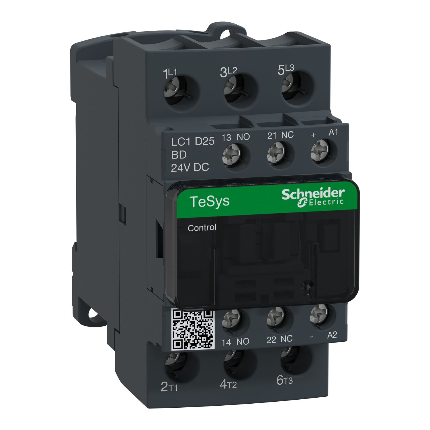 LC1D25BD_Image_1500x1500 LC1D25BD TeSys D contactor 3P 3 NO AC-3 lc1d25bd image 1500x1500